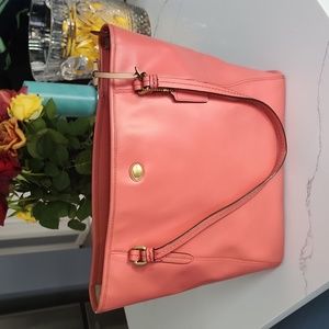 Authentic Coach Bag Coral/Pink